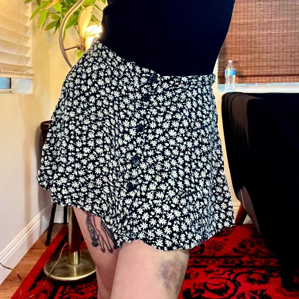 Floral Mini Skirt